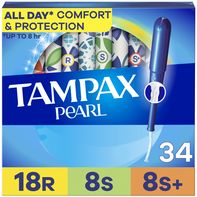 Paquete Triple TAMPAX Pearl - Regular, Super, Super Plus