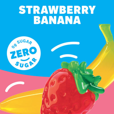 Gelatina Jell-O Zero Azúcar Sabor Fresa Banana