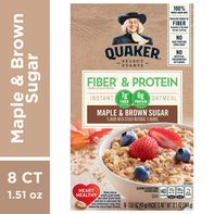 Avoine instantanée Quaker, érable et cassonade