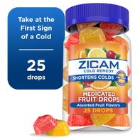 Bonbons médicamenteux au zinc Zicam pour le rhume