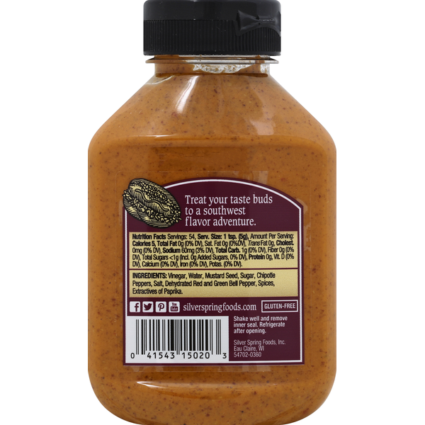 Mostaza de Pimiento Ahumado Chipotle Silver Spring