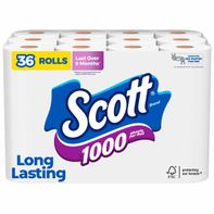 Papier toilette Scott 1000 - Sûr pour les fosses septiques et doux