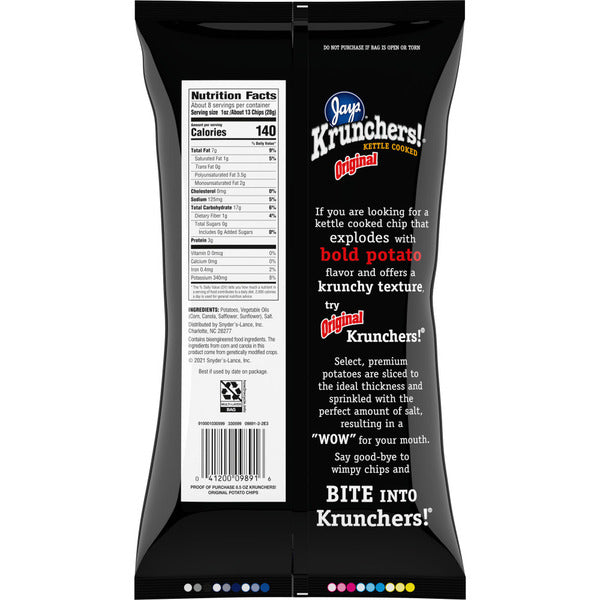 Krunchers Original Kettle Cooked Potato Chips