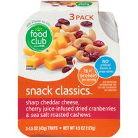 Food Club Snack Classics Sharp Cheddar Trail Mix