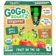 GoGo Squeez Compotes de Pomme Biologiques en Sachets