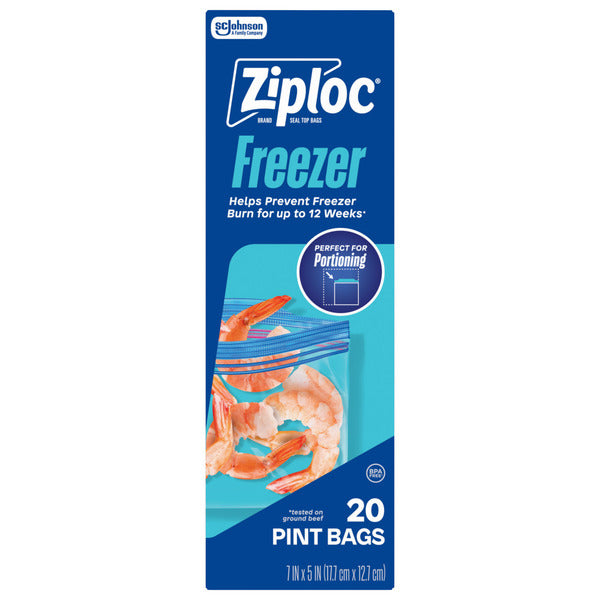 Sacs de congélation Ziploc avec technologie Grip 'n Seal