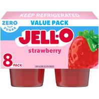 Jell-O Strawberry Sugar Free Refrigerated Gelatin