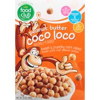 Food Club Cereal, Peanut Butter, Coco Loco
