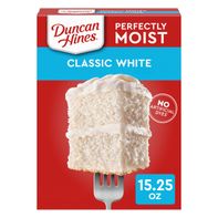 Mezcla para pastel blanco clásico perfectamente húmedo de Duncan Hines