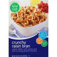 Cereal Food Club, Bran Crujiente con Pasas