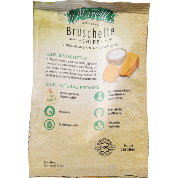 Chips Maretti Bruschette Cheddar & Crème Aigre