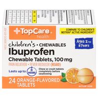 TopCare Children's Ibuprofen Chewable Tablets, 100 mg