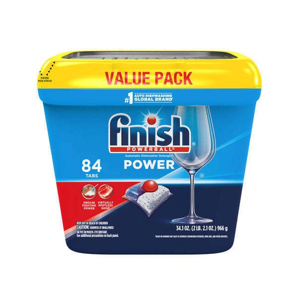 FINISH® Power Dishwasher Detergent Tablets - 84 ct