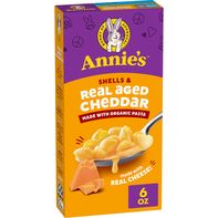 Annie's Organic Shells Pasta with Aged Cheddar