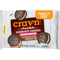 Biscuits au chocolat double fourrage Crav'n Flavor