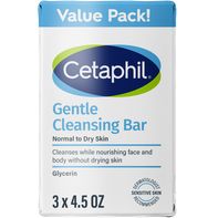Barra Limpiadora Cetaphil - Paquete de 3, 4.5 oz Cada Una