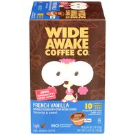 Cápsulas de café de vainilla francesa de tueste ligero Wide Awake