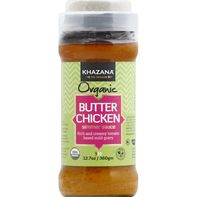 Sauce à mijoter au poulet au beurre biologique Khazana