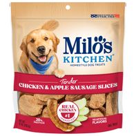Rebanadas de Salchicha de Pollo y Manzana Tiernas de Milo's Kitchen