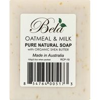 BELA Pure Natural Bar Soap with Organic Shea Butter