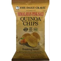 Les chips de quinoa The Daily Crave, sel rose de l'Himalaya