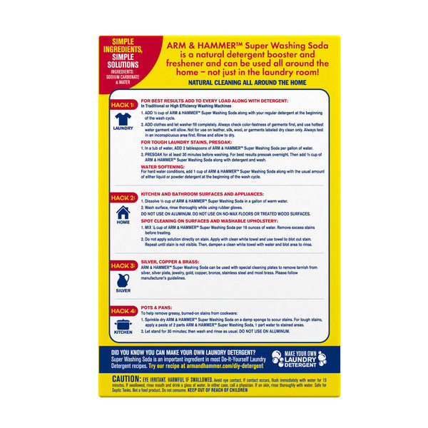 Arm & Hammer Super Washing Soda Detergent Booster