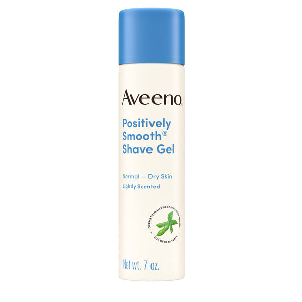 Gel de Afeitar Aveeno Positively Smooth con Vitamina E y Aloe - 7 oz