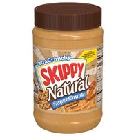 SKIPPY Extra Crunchy Natural Super Chunk Peanut Butter
