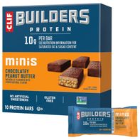 Barras Mini de Chocolate y Mantequilla de Maní a Base de Plantas BUILDERS