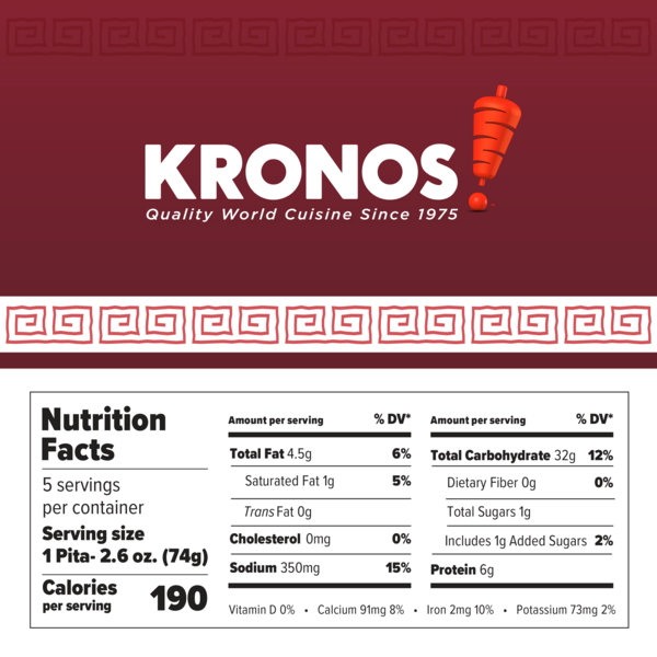 Pan de Pita Multigrano Kronos