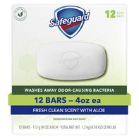 Safeguard Bar Soap with Fresh Clean Scent and Aloe