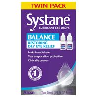 SYSTANE Balance Gotas Lubricantes para los Ojos Paquete Doble