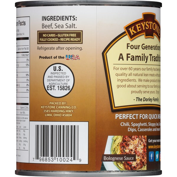 Carne Molida 100% Natural Keystone