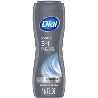 Dial Men 3-en-1 Gel de Ducha, Cabello y Cara - Soothe