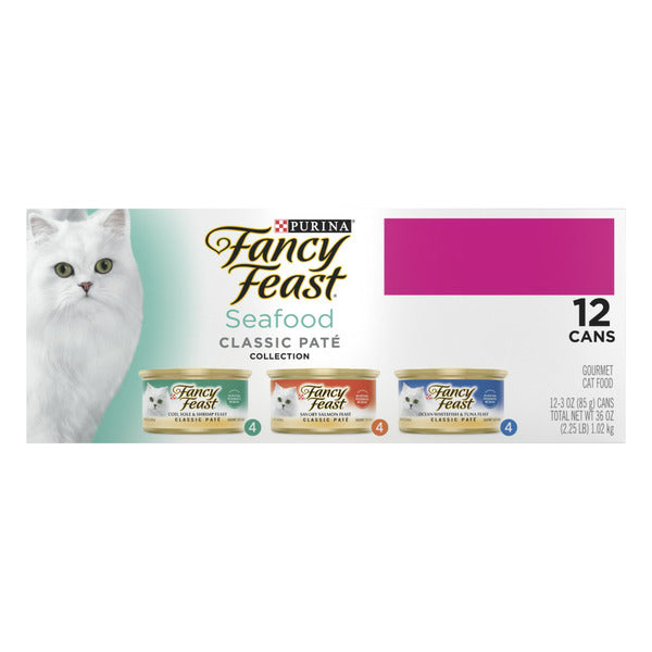 Collection de Pâté Classique aux Fruits de Mer Purina Fancy Feast