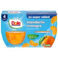 Dole Fruit Bowl Snack, Oranges Mandarines