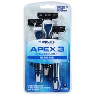 Rasoirs jetables TopCare Apex 3 - Précision à 3 lames