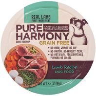 Pure Harmony Grain Free Lamb Recipe Dog Food
