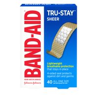 BAND-AID Tru-Stay Sheer Strips Vendajes Adhesivos