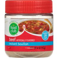 Bouillon instantané Food Club, bœuf