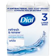 Dial Antibacterial Bar Soap, Refresh & Renew