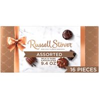Boîte Cadeau de Chocolats Assortis au Lait et Noir Russell Stover