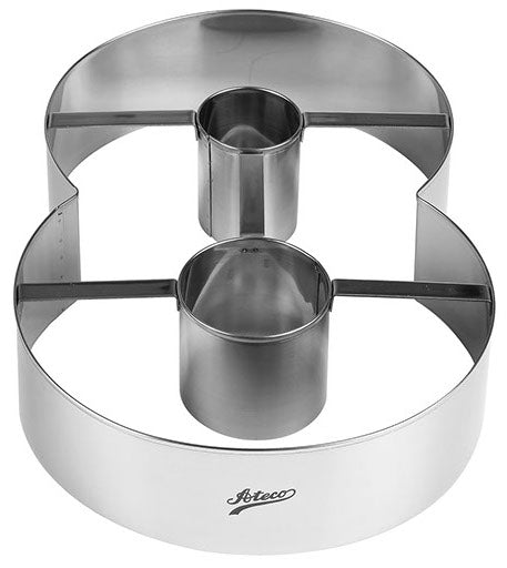 Coupe-gâteaux en chiffres hauts Ateco de 11"