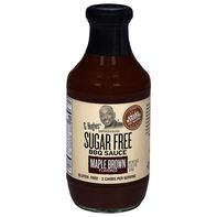 Salsa BBQ G Hughes Sabor a Arce Marrón Sin Azúcar