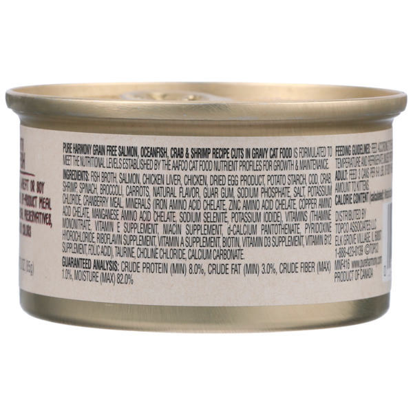 Pure Harmony Grain Free Salmon & Oceanfish Recipe Cat Food