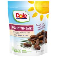 Dole Dattes Entières Dénoyautées - Naturellement Sucrées et Délicieuses