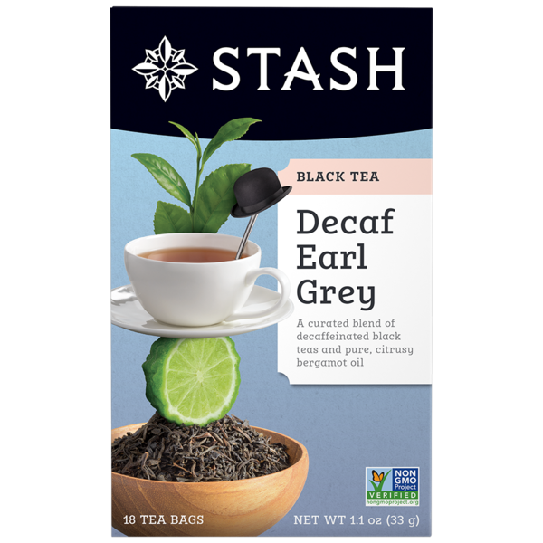 Thé noir Earl Grey décaféiné Stash