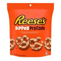 Sachets de bretzels enrobés de chocolat et de beurre de cacahuète Reese's, 8,5 oz