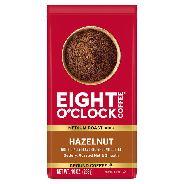 Café moulu à la noisette de torréfaction moyenne Eight O’Clock