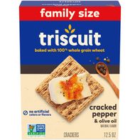 Triscuit Cracked Pepper & Olive Oil Whole Grain Crackers